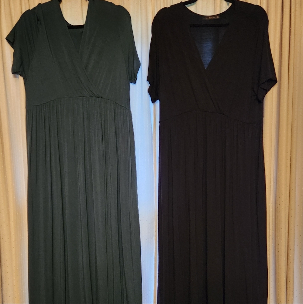 Two Amazon Brand long dresses
